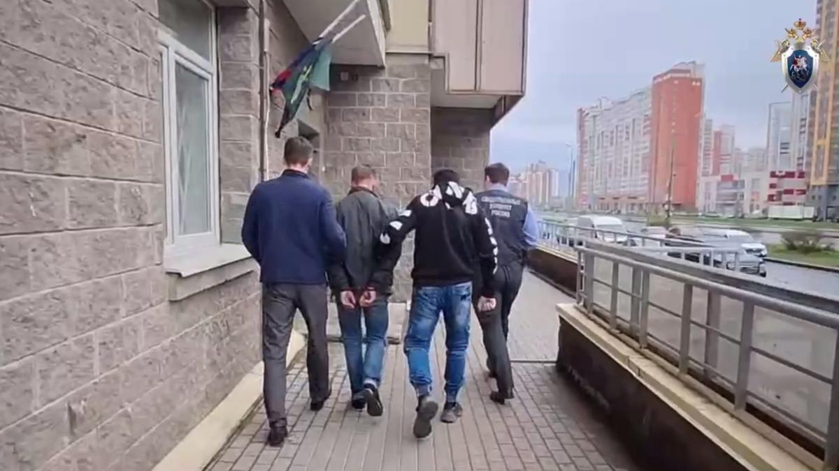 Скриншот видео: следственный комитет Петербурга