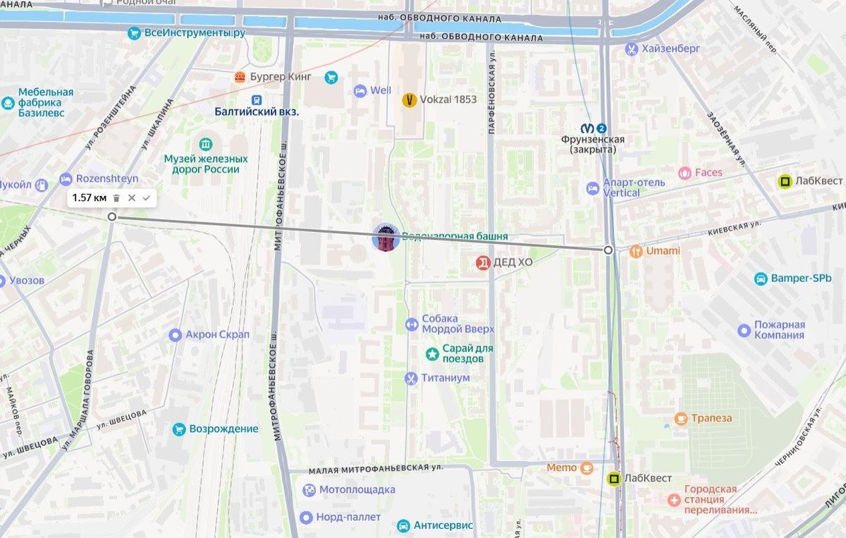 Схема: «Яндекс.Карты»