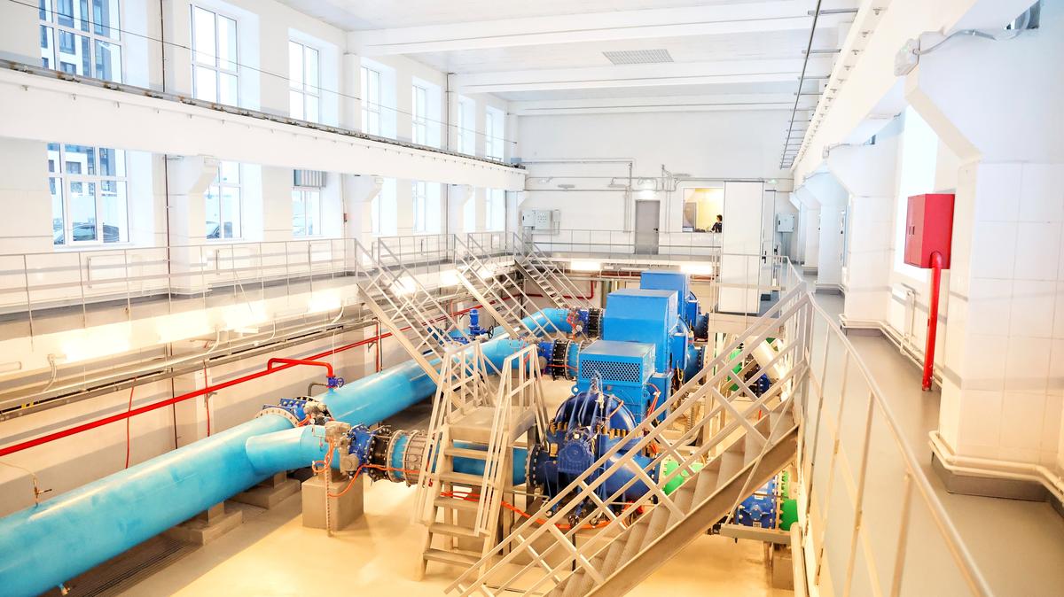 Насосную станцию в Приморском районе открыли после реконструкции