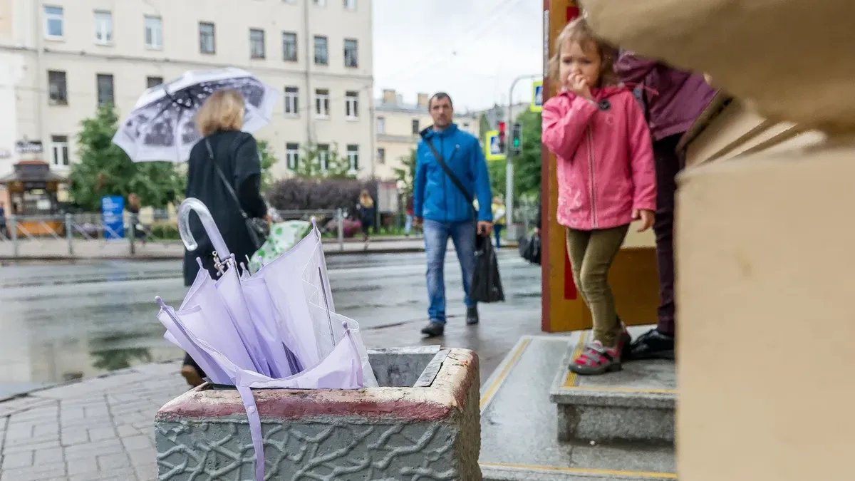 Дожди придут в Петербург вечером 15 сентября
