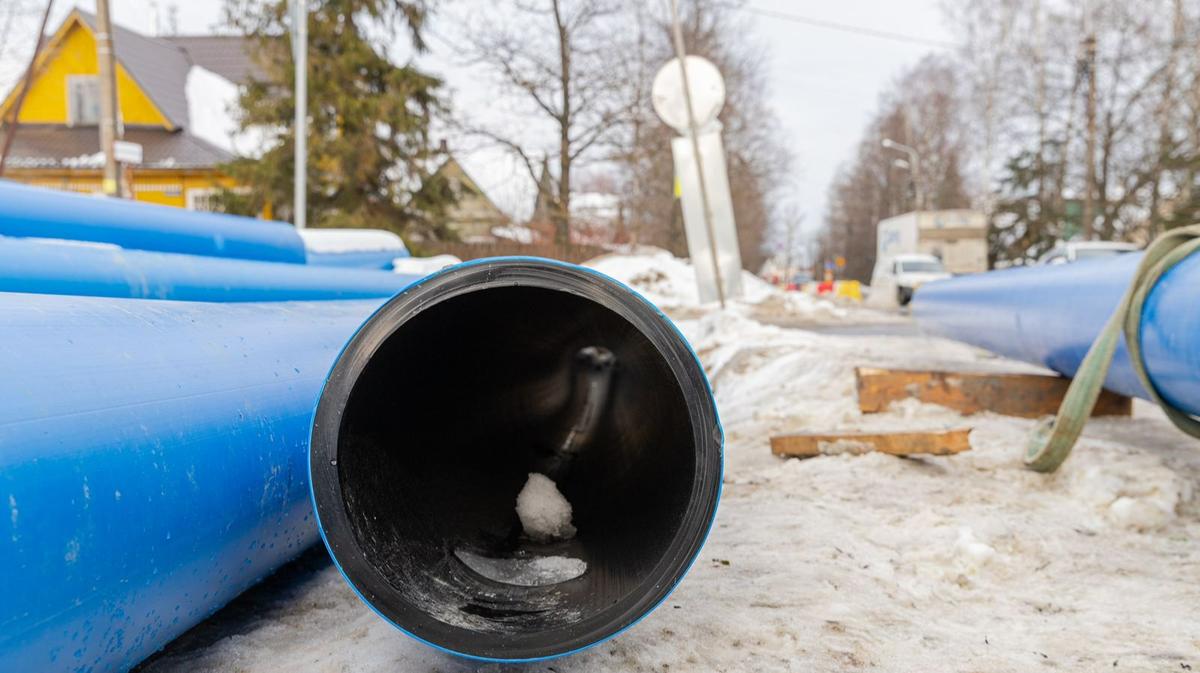 В поселке Лисий Нос сделали современный водопровод и канализацию