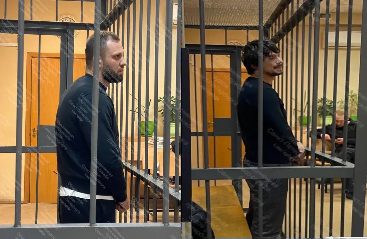 Рустам Лакашия и Иракли Мунчава. Фото: объединённая пресс-служба судов Петербурга