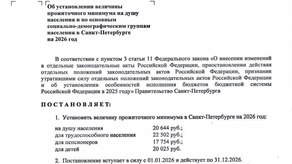 Скан постановления Смольного