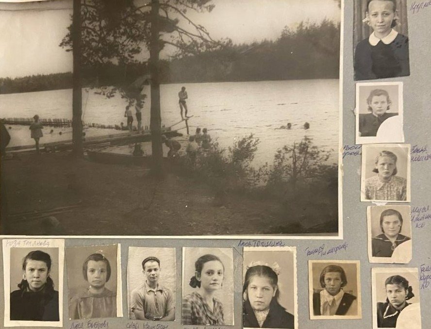Выезд воспитанников детдома на Карельский перешеек. Фото из альбома Валентины Дмитриевны