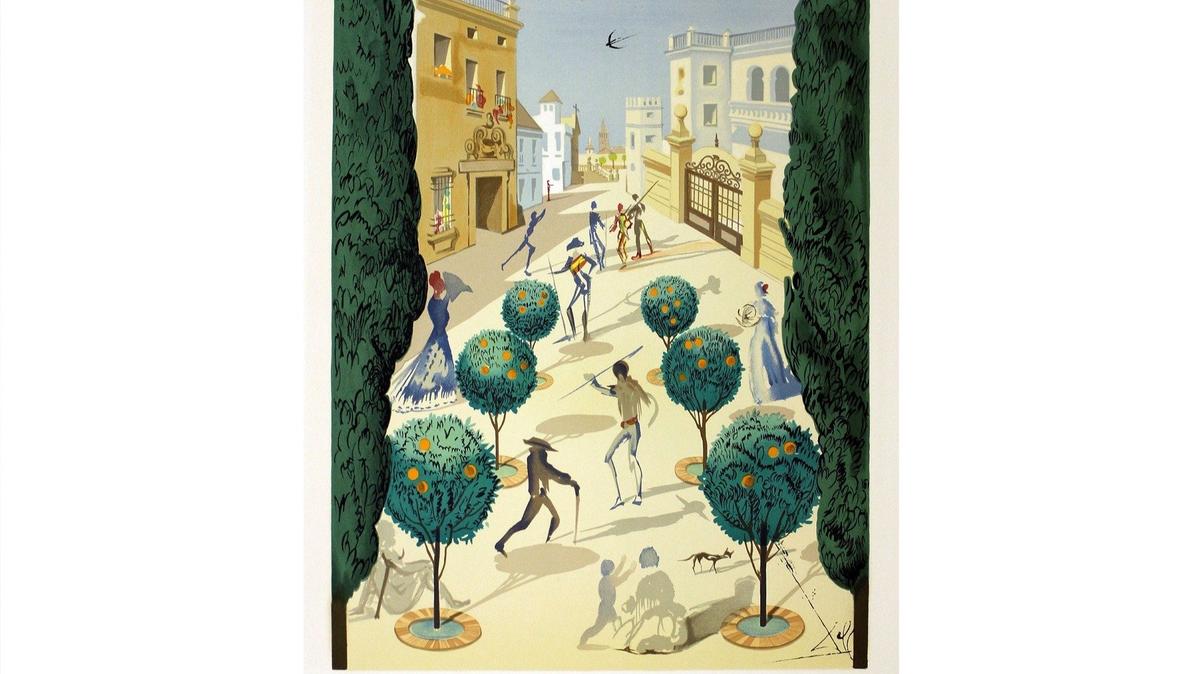 В «Брусницыне» покажут литографии Сальвадора Дали