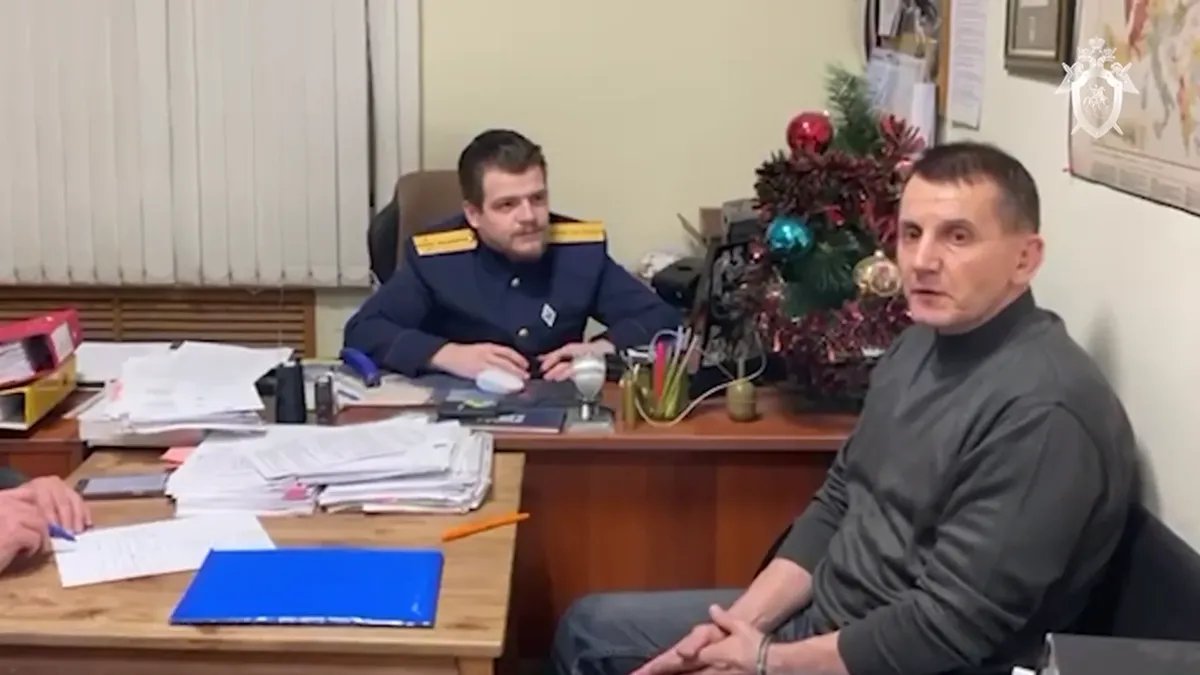 Смирнов даёт признательные показания делу об убийстве в СК. Фото: ГСУ СК РФ по Петербургу