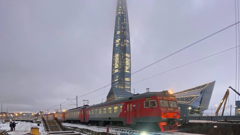 Новый подземный пешеходный переход появился у «Лахта Центра»