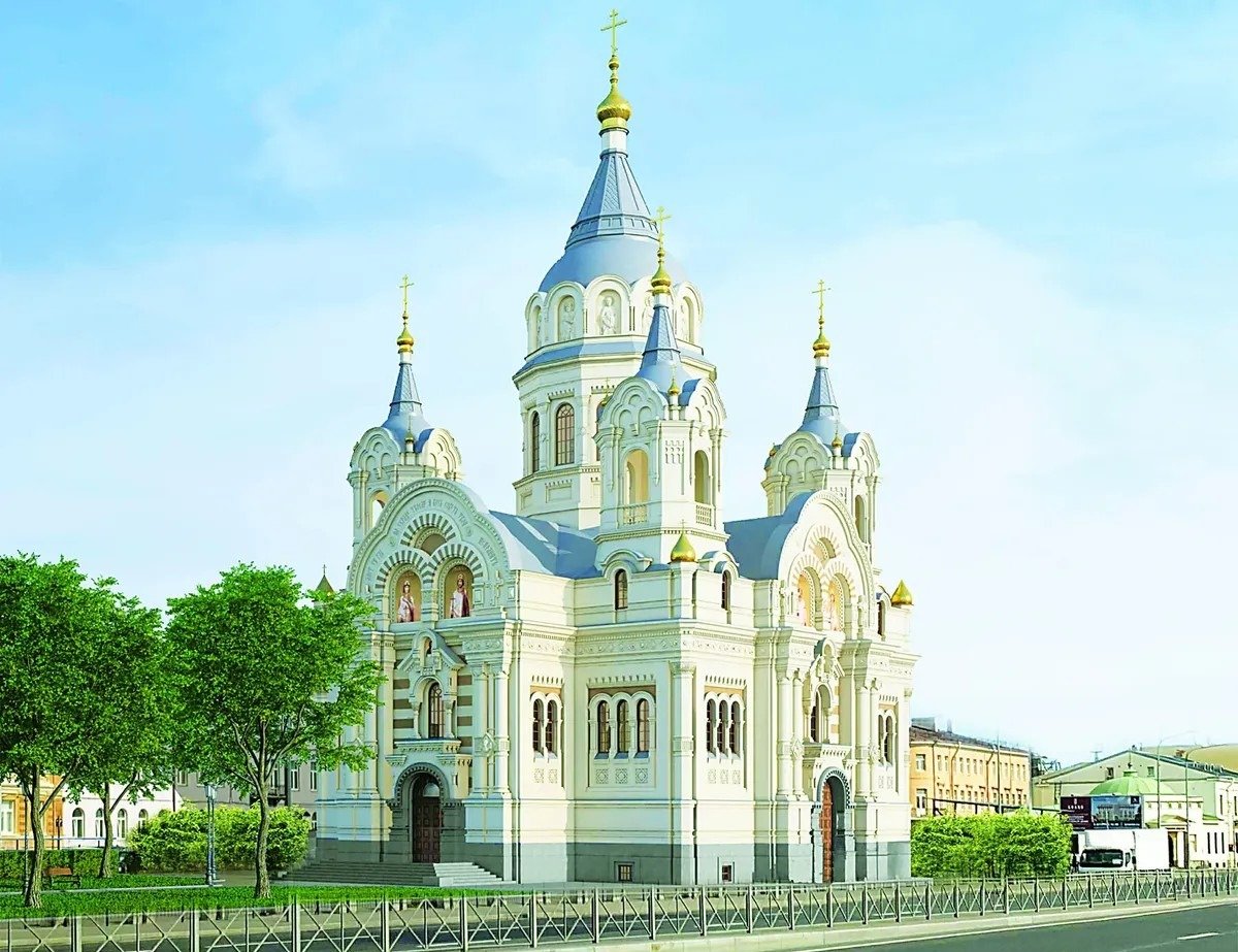 Визуализация воссоздания Борисоглебской церкви. Предоставлено Фондом содействия восстановлению объектов истории и культуры