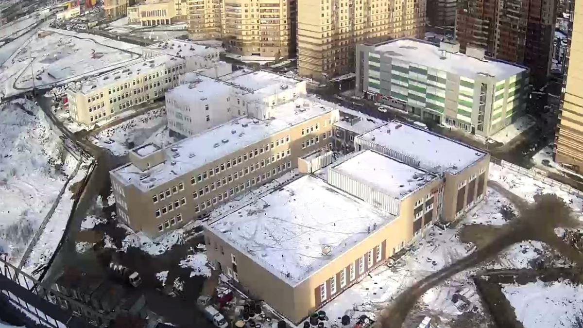 Школу на Муринской дороге достроят к сентябрю 2023 года
