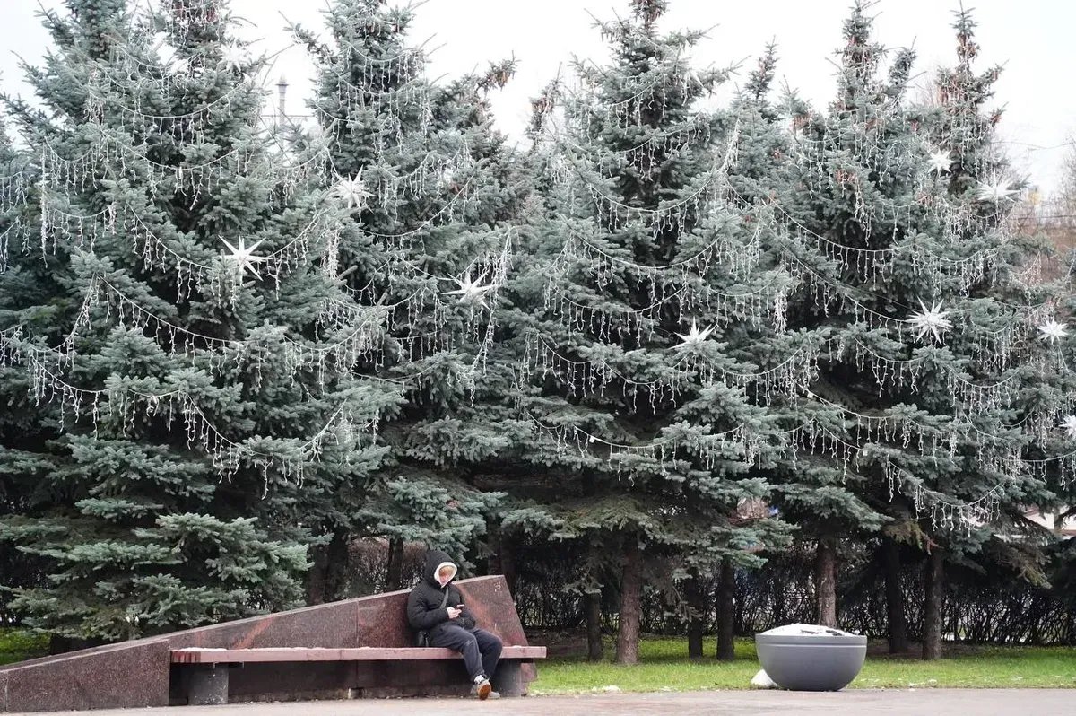 Подготовка к ярмарке на Московской площади. Фото: Павел Борисенко / MR7