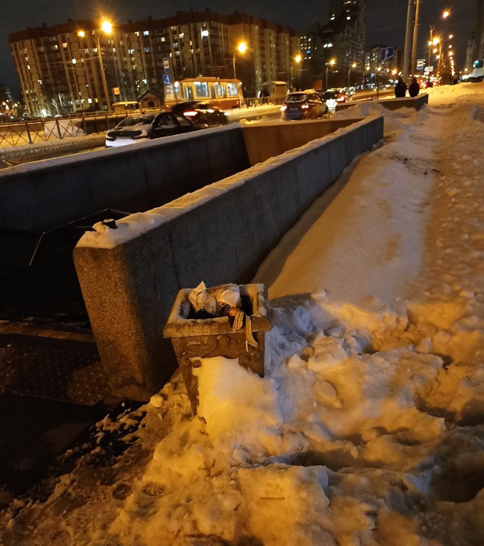 Подземный переход на улице Савушкина зимой. Фото: Олег Максаков