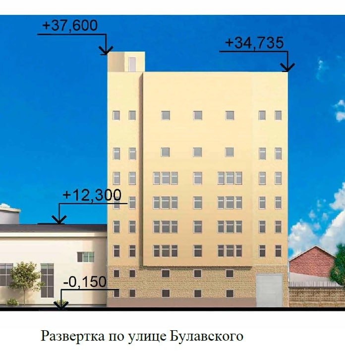 Эскиз будущего здания с сайта комитета по градостроительству и архитектуре Петербурга