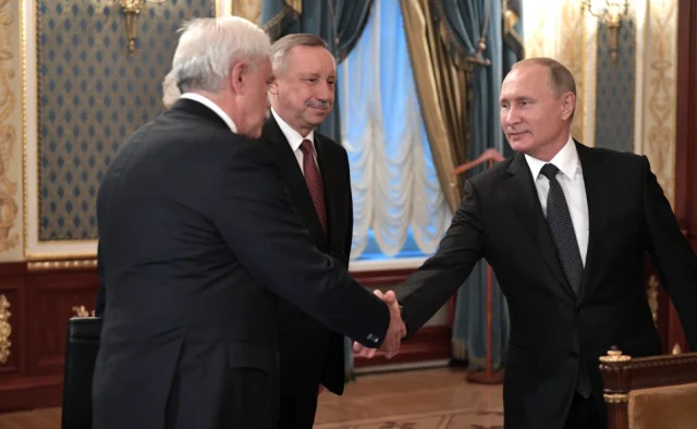 Полтавченко и Путин, отставка 3 октября 2018 года, фото: kremlin.ru 2