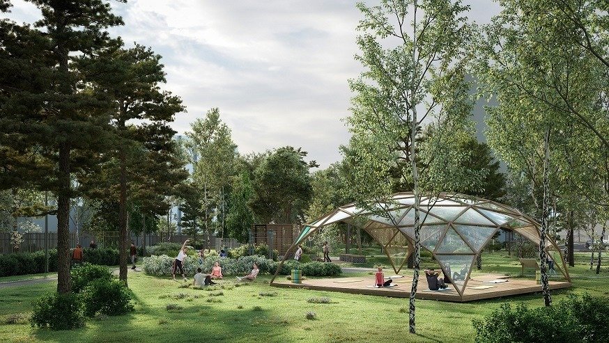 Проект будущего общественного пространства. Фото: пресс-служба «Главстрой Санкт-Петербург»