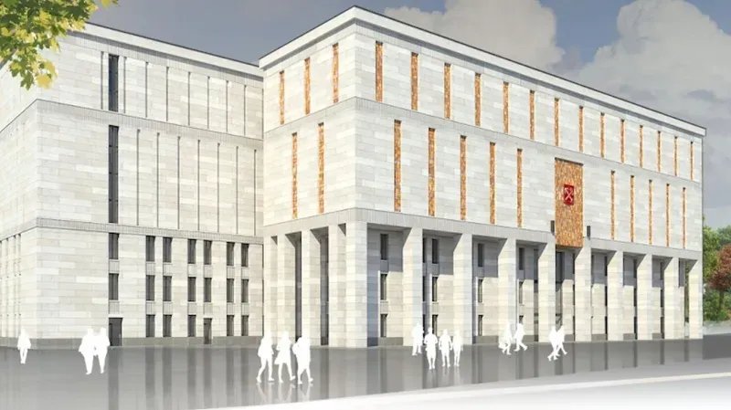 Завершается строительство архивного комплекса на Заневском проспекте