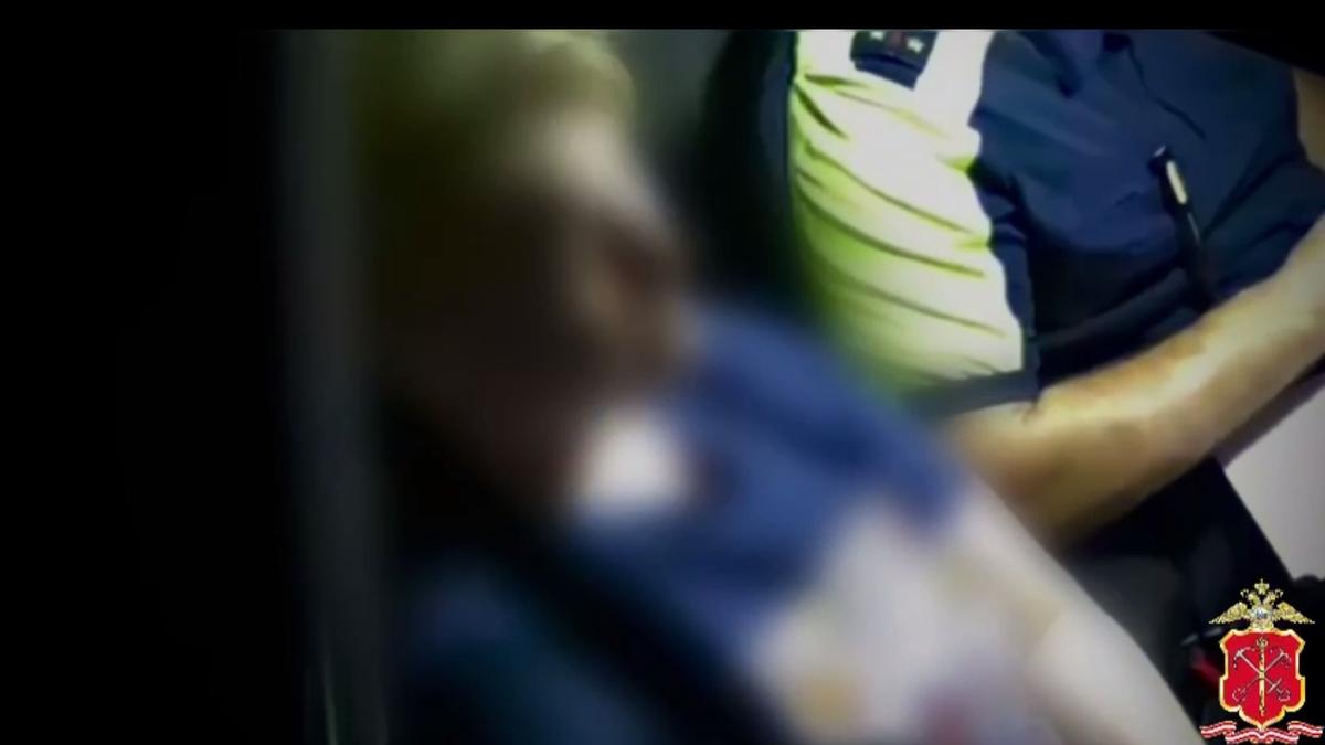 Скриншот видео: МВД по Петербургу и Ленобласти