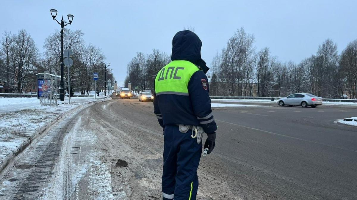 ГИБДД предупредило петербуржцев о проблемах на дорогах из-за снегопада