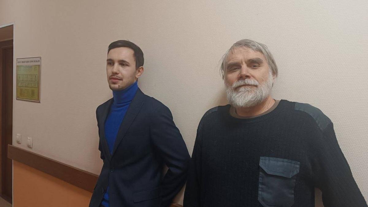 Адвокат Владислав Сосенский (слева) и краевед Владимир Журавлёв (справа). Фото: Катерина Иванова / МР7