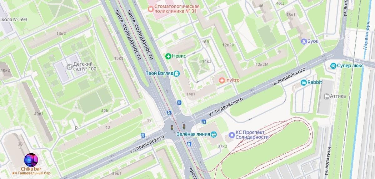 Схема: «Яндекс.Карты»