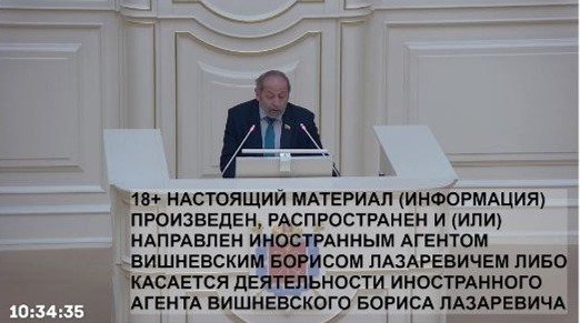 Фото: скриншот заседания Заксобрания Петербурга
