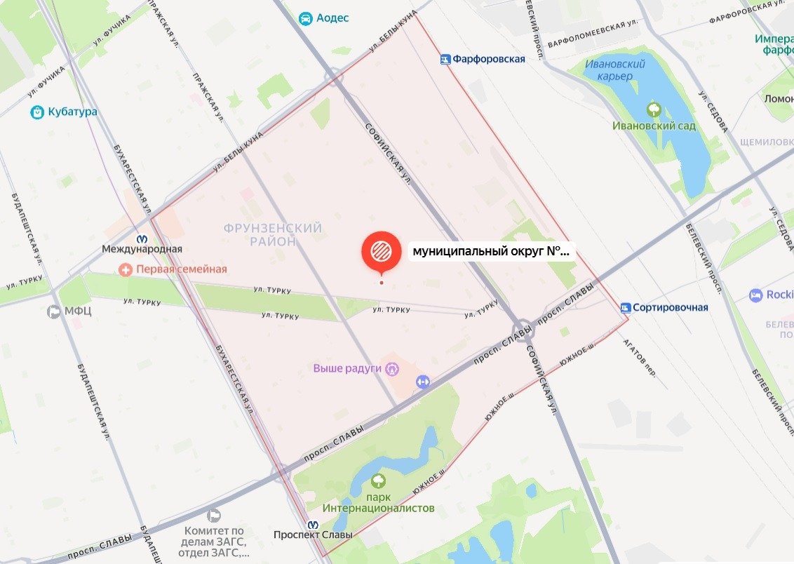 Схема: «Яндекс.Карты»