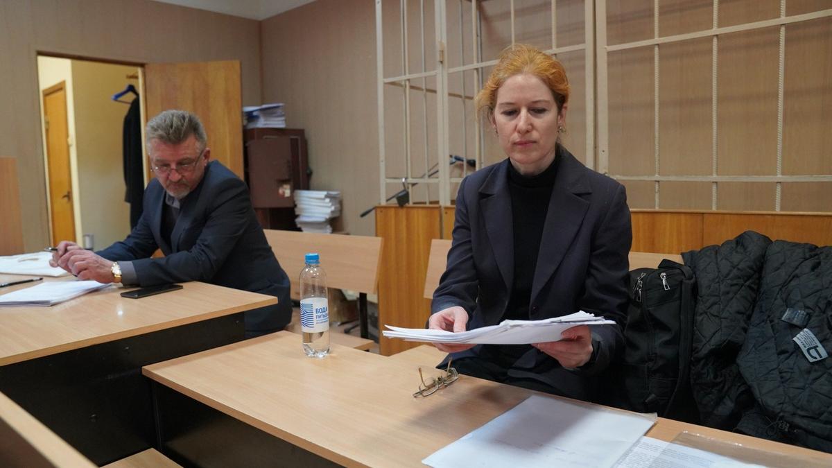 Елена Абрамова во время оглашения приговора. Фото: Виктория Арефьева / MR7
