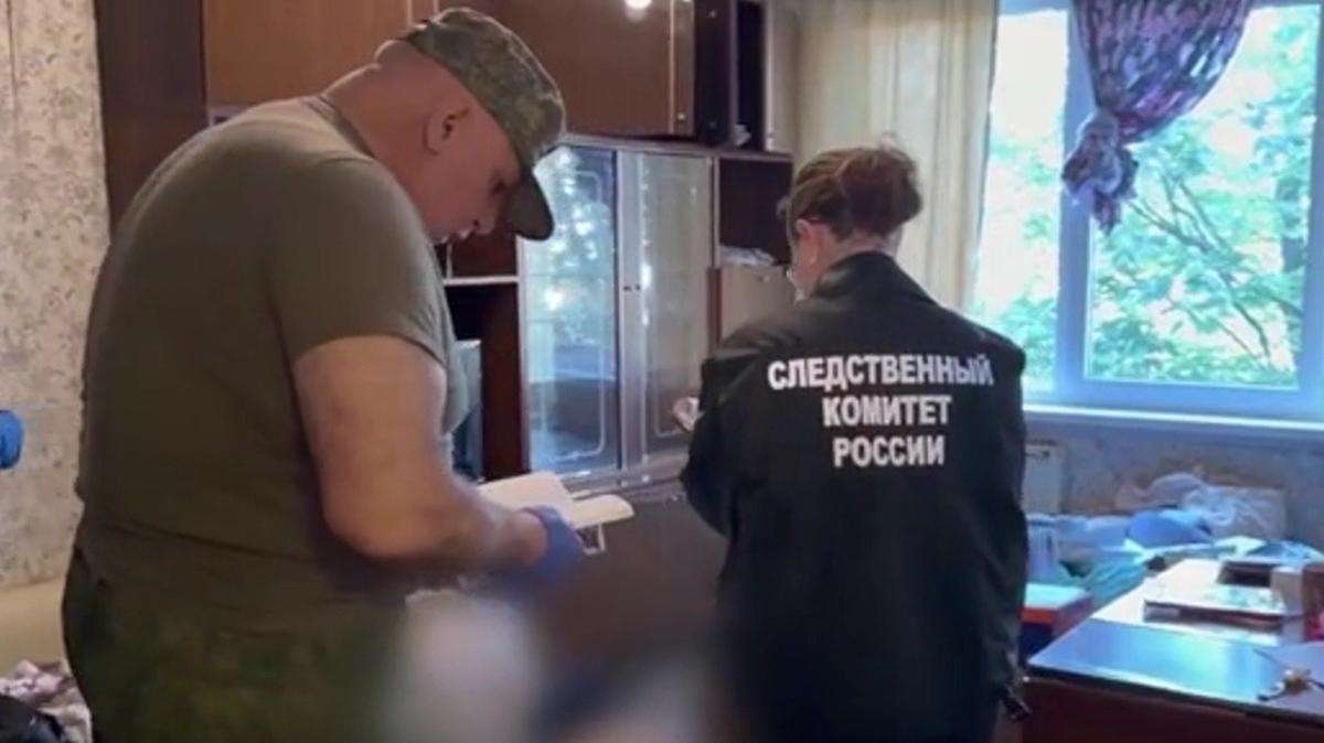 Скриншот видео следкома Петербурга