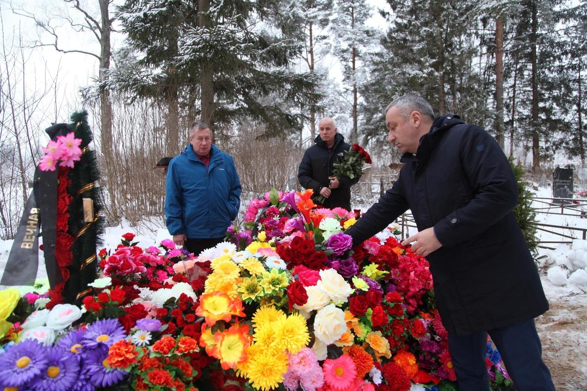 Похороны Валерия Быкова. Фото: администрация Волховского района Ленобласти