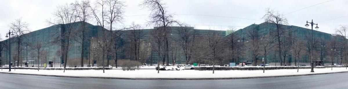 Ремонт фасада дома № 79 на Московском проспекте. Фото: пресс-служба КГИОП