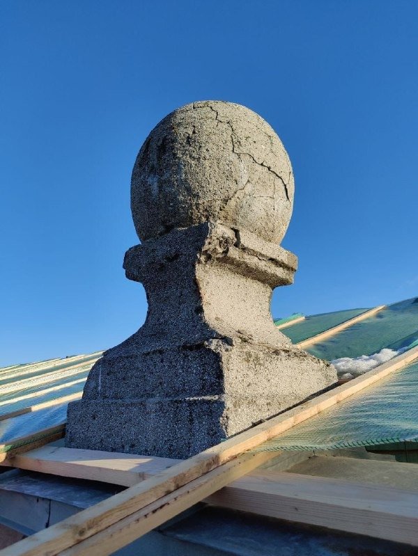 Ремонт фасада дома № 79 на Московском проспекте. Фото: пресс-служба КГИОП