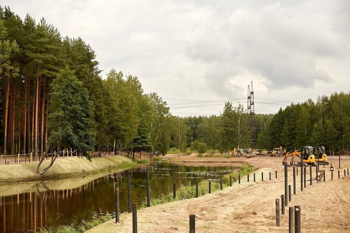 Набережная реки Лапки. Фото: пресс-служба администрации Красногвардейского района